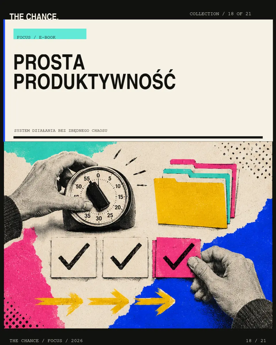 Okładka: Mniej chaosu. Więcej zrobione.